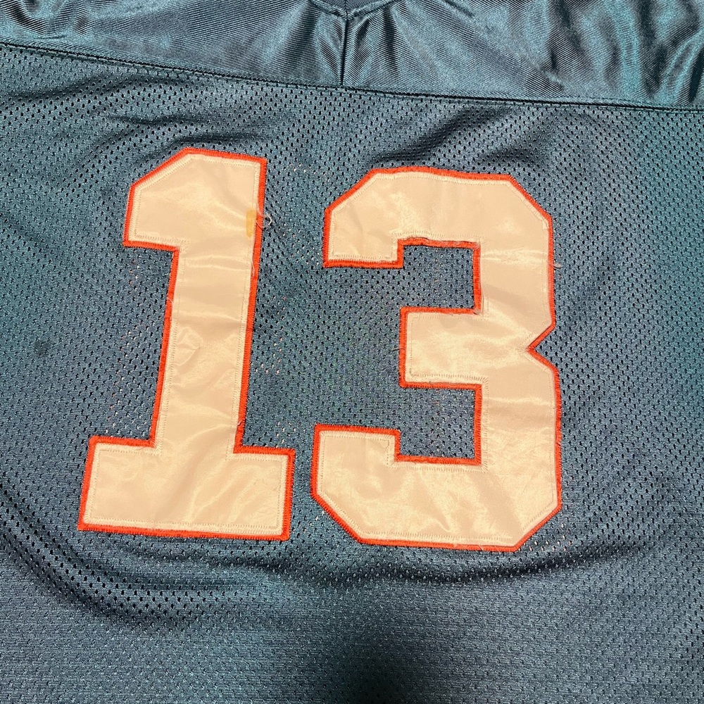 Dan Marino Teal Football Jersey with Number 13 a vintage jersey - Picture 3 of 14